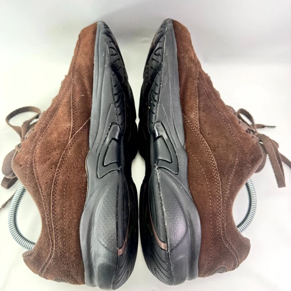 Ryka Kelly Ripa Sneakers Women Size 11 Brown Suede Comfort Lace Up Walking Shoes